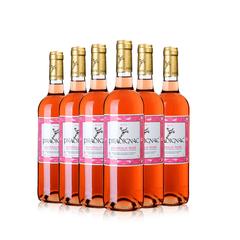 真品生活-普拉迪克酒庄桃红葡萄酒整箱套装 法国波尔多AOC原瓶进口6只装桃红葡萄酒